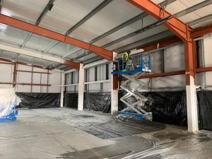 Warehouse Spraying Aberdeen