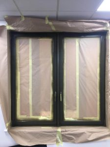 repair of the doors painting