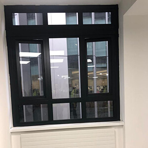 Black windows after spraying