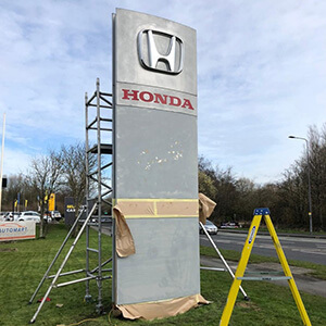 Honda Totem Before Spraying