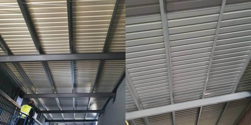 Ceiling Coating Before And After