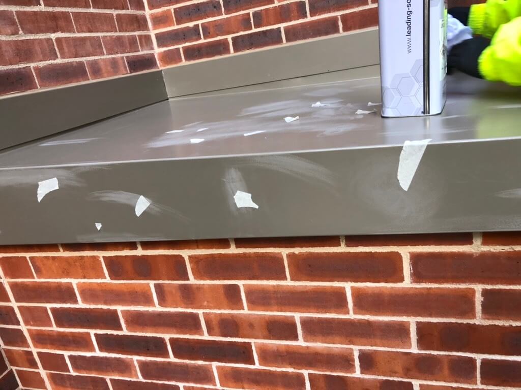 Spraying Of Window Frames Of A University In Oxford Just Spray