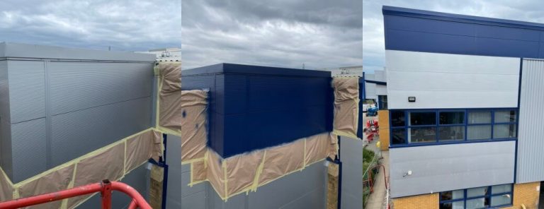 Cladding Panel Colour Change – Warrington