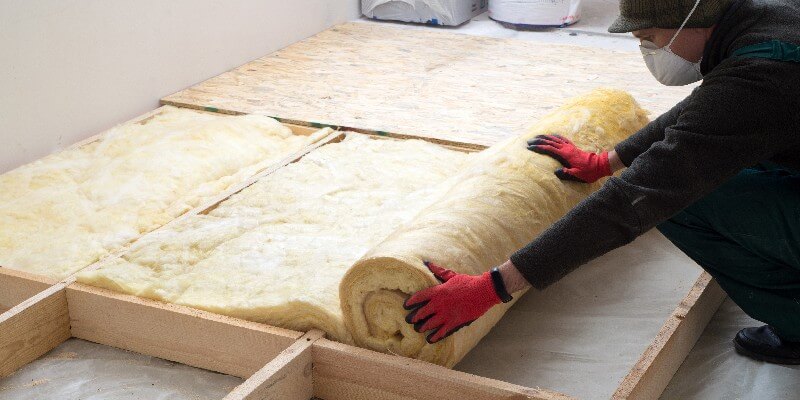 installing insulation