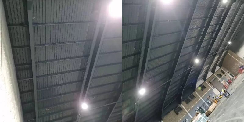 Sports Direct Ceiling Spraying