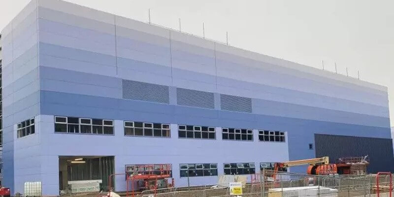Blue Commercial Cladding