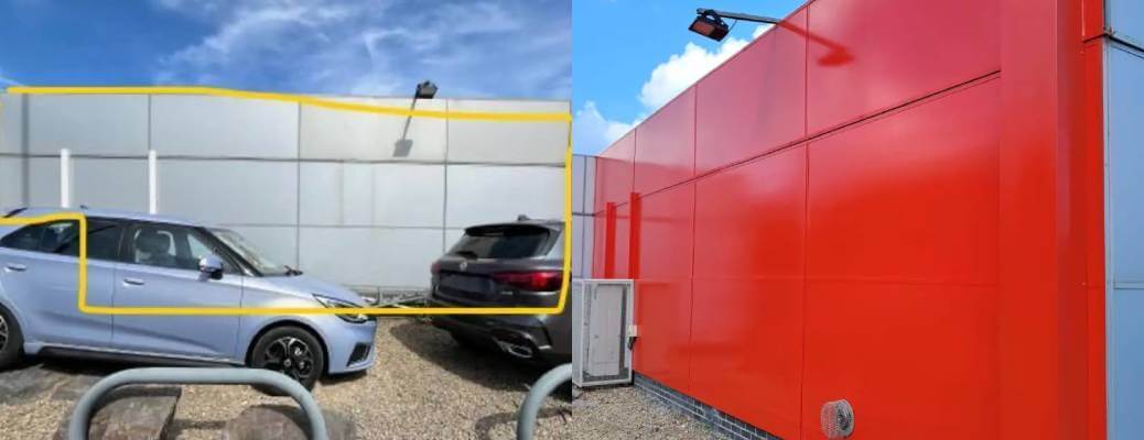 Car Dealership Exterior Spraying – Bristol