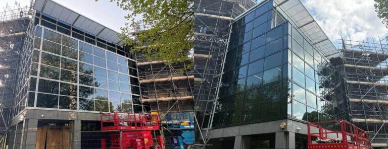 Curtain Walling Respray – Watford