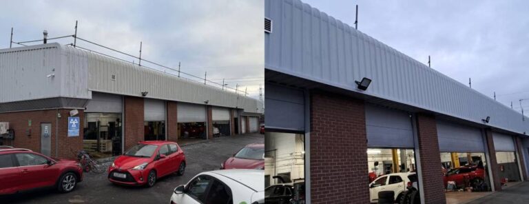 Car Dealership Cladding Respray – Castleford